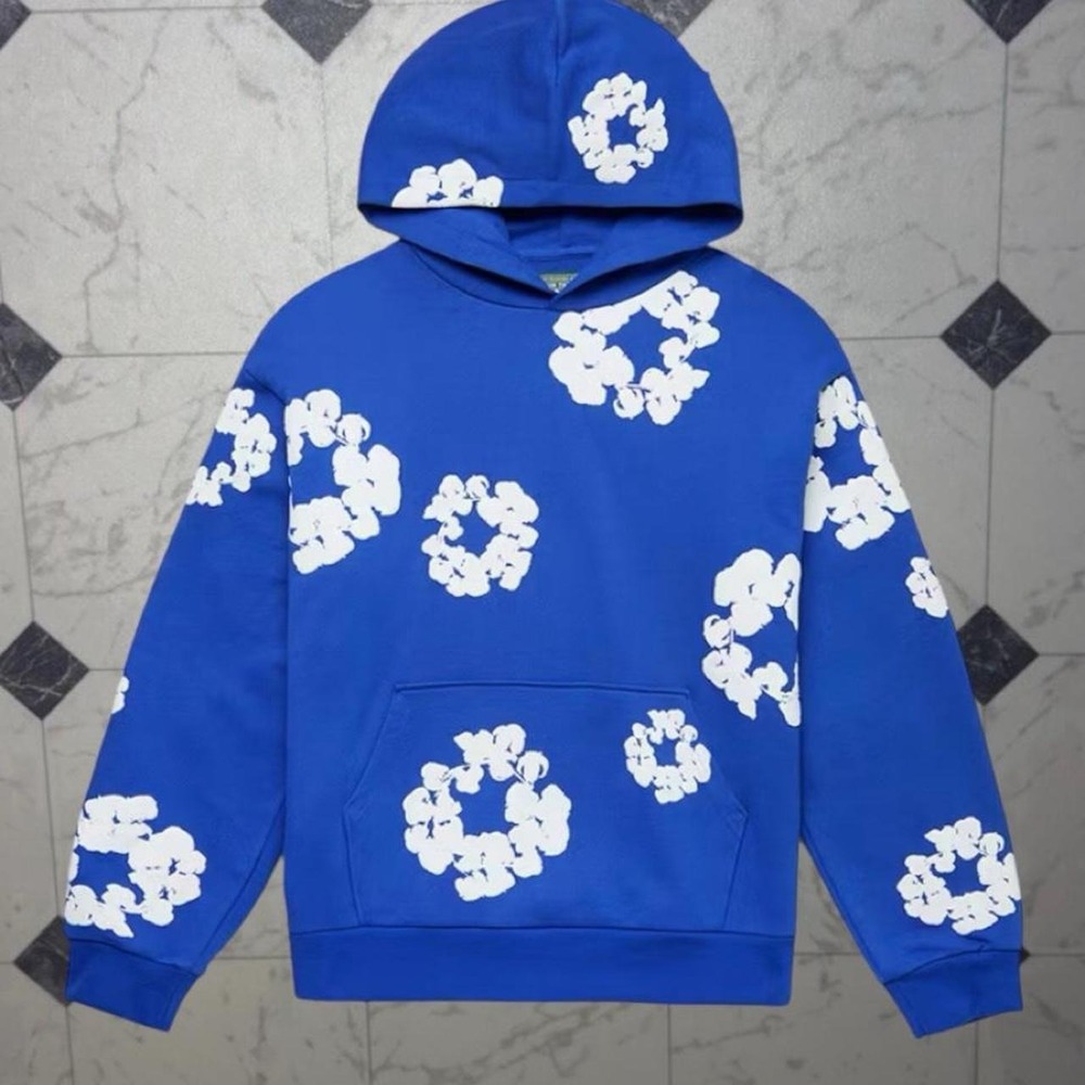 Denim Tears Hoodie - Royal Blue XXL NWT